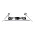 GloboStar® DELTA 77817 Χωνευτό Κινούμενο Στρόγγυλο Σποτ Οροφής για Λάμπα MR16 με Βάση GU5.3 ή GU10 - IP20 - Μεταλλικό - Φ92 x Υ28mm - Ασημί Νίκελ - 5 Χρόνια Εγγύηση - ledmania.gr