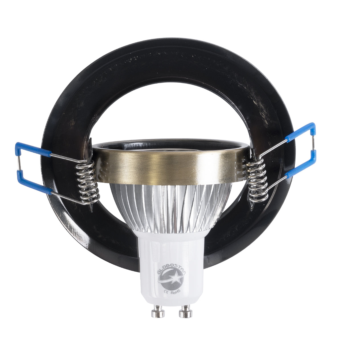 GloboStar® DELTA 77820 Χωνευτό Κινούμενο Στρόγγυλο Σποτ Οροφής για Λάμπα MR16 με Βάση GU5.3 ή GU10 - IP20 - Μεταλλικό - Φ92 x Υ28mm - Μπρούτζινο - 5 Χρόνια Εγγύηση - ledmania.gr