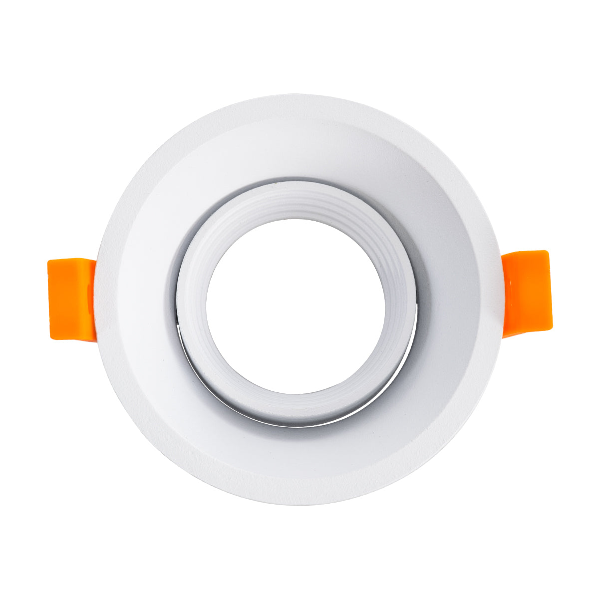 GloboStar® ALPHA 77830 Χωνευτό Κινούμενο Στρόγγυλο Σποτ Οροφής για Λάμπα MR16/GU10 - IP20 - Χυτό Αλουμίνιο - Φ9.4 x Υ4.2cm - Λευκό - 5 Χρόνια Εγγύηση - ledmania.gr