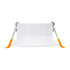 GloboStar® ALPHA 77830 Χωνευτό Κινούμενο Στρόγγυλο Σποτ Οροφής για Λάμπα MR16/GU10 - IP20 - Χυτό Αλουμίνιο - Φ9.4 x Υ4.2cm - Λευκό - 5 Χρόνια Εγγύηση - ledmania.gr