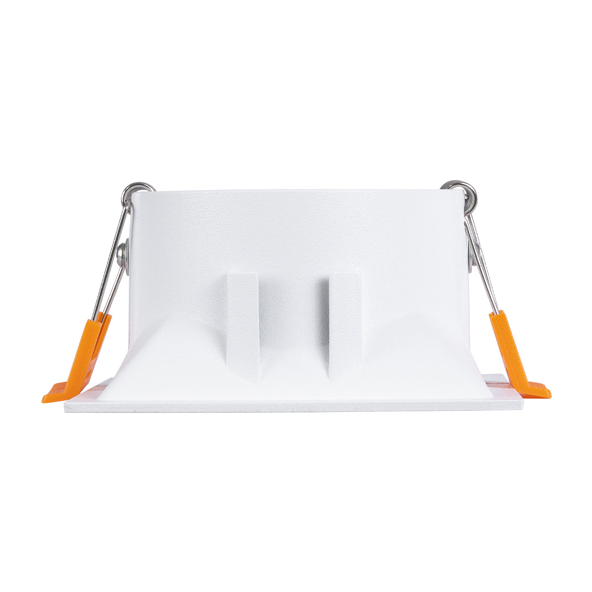 GloboStar® ALPHA 77832 Χωνευτό Κινούμενο Τετράγωνο Σποτ Οροφής για Λάμπα MR16/GU10 - IP20 - Χυτό Αλουμίνιο - Μ9 x Π9 x Υ4.5cm - Λευκό - 5 Χρόνια Εγγύηση - ledmania.gr