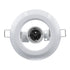 GloboStar® ACIDA 77844 Χωνευτή Στρογγυλή Μεταλλική Βάση Μπετού για Λάμπα R63 με Ντουί E27 AC 220-240V IP20 Φ11 x Υ11cm - Λευκή - 5 Years Warranty - ledmania.gr