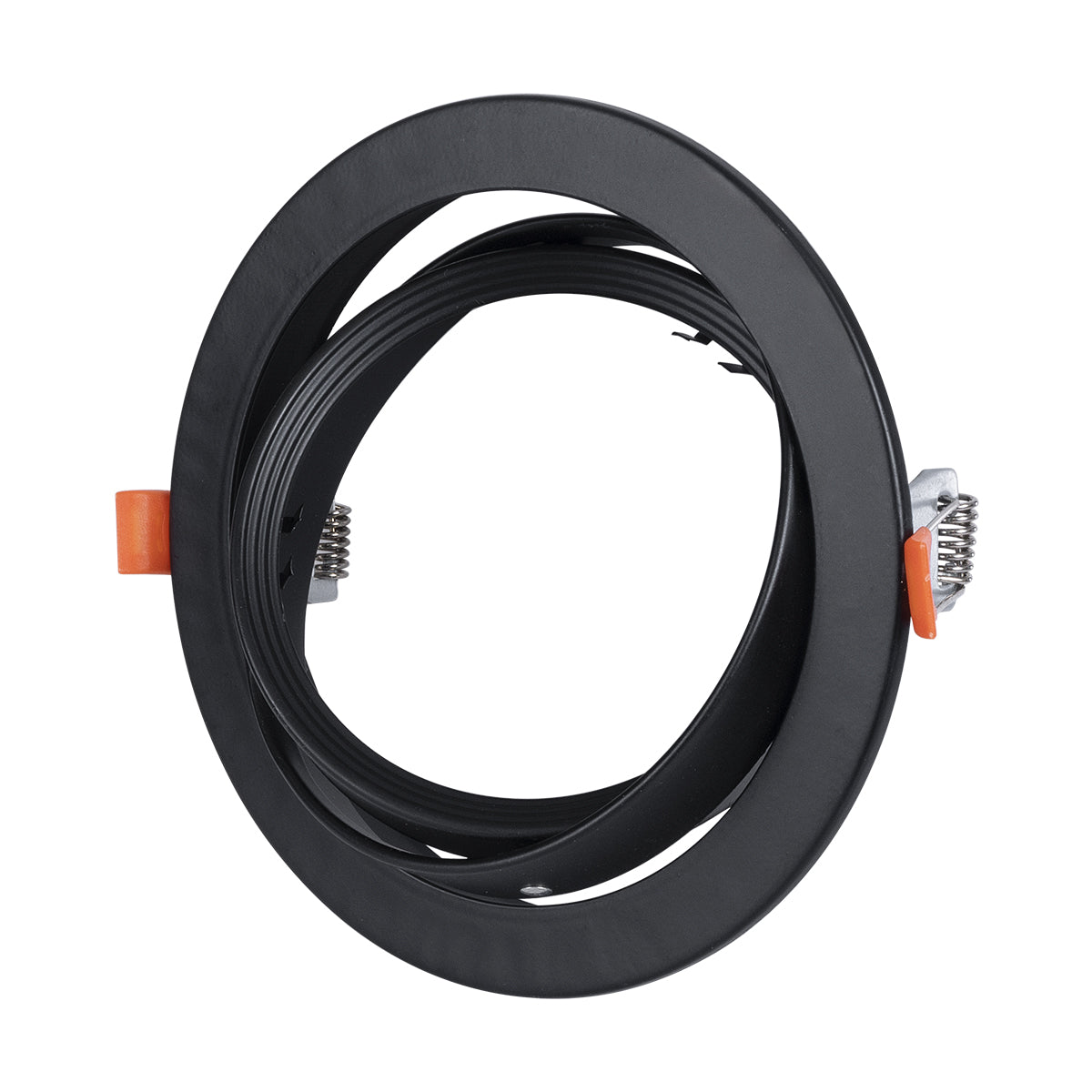 GloboStar® VITA 77851 Χωνευτό Κινούμενο Στρογγυλό Σποτ Οροφής για Λάμπα AR111 - IP20 - Χυτό Αλουμίνιο - Φ17 x Υ4.5cm - Μαύρο - 5 Χρόνια Εγγύηση - ledmania.gr