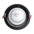 GloboStar® VITA 77851 Χωνευτό Κινούμενο Στρογγυλό Σποτ Οροφής για Λάμπα AR111 - IP20 - Χυτό Αλουμίνιο - Φ17 x Υ4.5cm - Μαύρο - 5 Χρόνια Εγγύηση - ledmania.gr