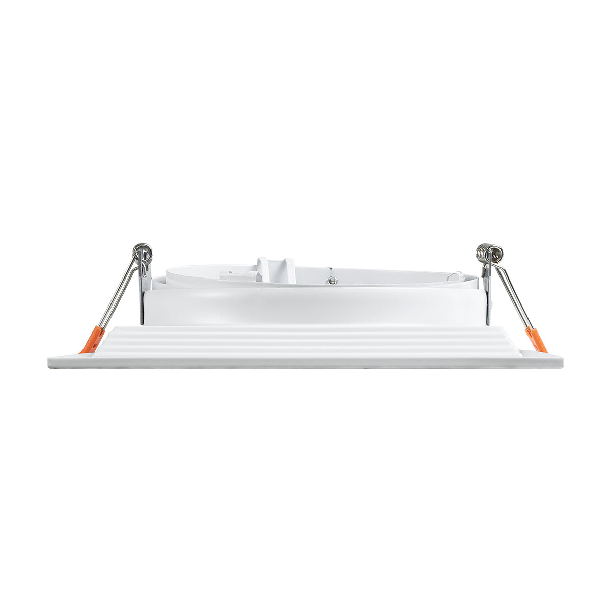 GloboStar® VITA 77852 Χωνευτό Κινούμενο Τετράγωνο Σποτ Οροφής για Λάμπα AR111 - IP20 - Χυτό Αλουμίνιο - Μ18 x Π18 x Υ4.5cm - Λευκό - 5 Χρόνια Εγγύηση - ledmania.gr