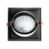 GloboStar® VITA 77853 Χωνευτό Κινούμενο Τετράγωνο Σποτ Οροφής για Λάμπα AR111 - IP20 - Χυτό Αλουμίνιο - Μ18 x Π18 x Υ4.5cm - Μαύρο - 5 Χρόνια Εγγύηση - ledmania.gr