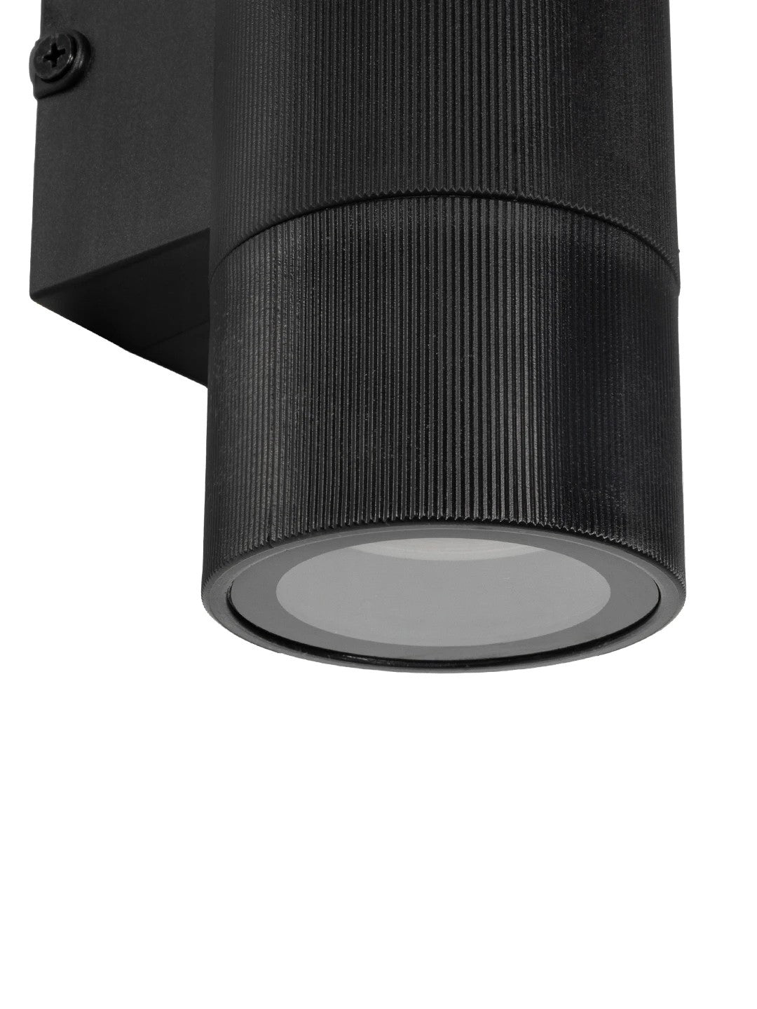 GLOBOSTAR® WALLY 77876 Μοντέρνο Φωτιστικό Τοίχου - Απλίκα με Ντουί 1 x GU10 AC 220-240V Αδιάβροχο IP65 - Μαύρο Ματ - Μ6.5 x Π9 x Υ13.5cm