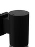 GLOBOSTAR® ORION 77886 Μοντέρνο Φωτιστικό Τοίχου - Απλίκα με Ντουί 1 x GU10 AC 220-240V Αδιάβροχο IP65 - Μαύρο Ματ - Μ9 x Π15.5 x Υ22cm