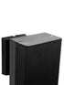GLOBOSTAR® QUATRO 77896 Μοντέρνο Φωτιστικό Τοίχου - Απλίκα με Ντουί 1 x GU10 AC 220-240V Αδιάβροχο IP65 - Μαύρο Ματ - Μ11 x Π13 x Υ17.5cm
