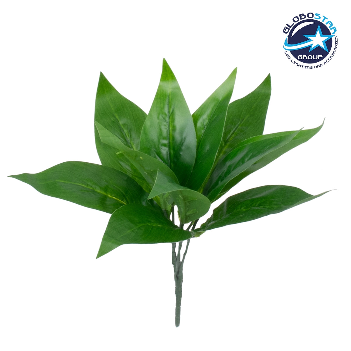 GloboStar® ARROW ROOT 78231 Τεχνητό Φυτό Αραρούτι - Μπουκέτο Διακοσμητικών Φυτών - Κλαδιών με Φύλλωμα Πράσινο Υ27cm - ledmania.gr