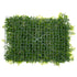 GLOBOSTAR® FERN 78405 Τεχνητό Πάνελ Φυλλωσιάς / Κάθετος Κήπος Νάνος Φτέρη, Νάνος Κισσός & Δανάη - Πράσινο - Μ60 x Π40 x Υ8cm