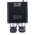 GloboStar® 78566 Μηχανή Οπτικής Ίνας Διπλής Κεφαλής - Fiber Optic Light Machine Double Head LED 45W AC 220-240V με Ασύρματο Χειριστήριο RF 2.4Ghz Μ16 x Π26 x Υ8.5cm RGB - 2 Years Warranty - ledmania.gr