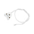 GLOBOSTAR® LAMPHOLDER 78953 Ντουί T8 G13 με 30cm Καλώδιο IP20 - Μ30 x Π1 x Υ2.2cm - ledmania.gr