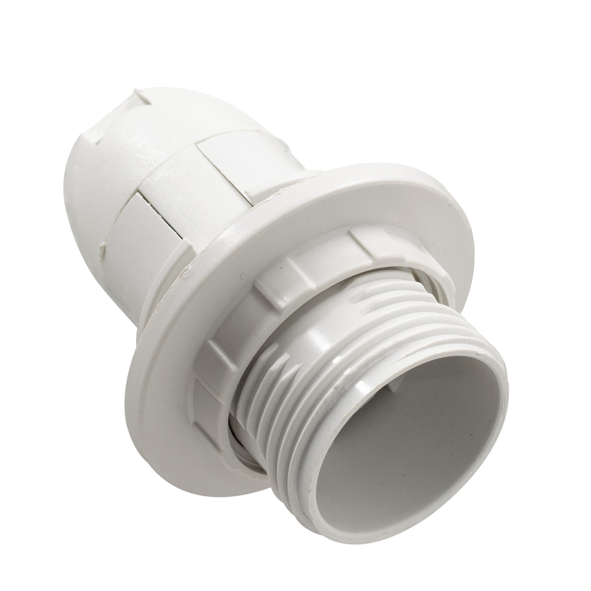 GloboStar® 78962 ΣΕΤ Ντουί E14 με Ροδέλα Πλαστικό Λευκό DIY - ledmania.gr