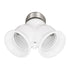 GLOBOSTAR® ADAPTOR 78969 Αντάπτορας/Μετατροπέας από Ντουί E27 σε 2 x E27 IP20 - Μ7.4 x Π7.4 x Υ7.4cm