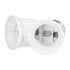 GLOBOSTAR® ADAPTOR 78969 Αντάπτορας/Μετατροπέας από Ντουί E27 σε 2 x E27 IP20 - Μ7.4 x Π7.4 x Υ7.4cm