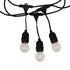 GloboStar® 78984 Καλωδιογιρλάντα PVC 15 Μέτρων με 15 Ντουί E27 με Πρίζα Schuko Επεκτεινόμενη Αδιάβροχη IP65 - ledmania.gr