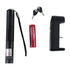 GloboStar® 78996 Φορητό Επαναφορτιζόμενο Laser Pointer 5Mw Class 3 DOT Zoom με Extra Κεφαλή για Dot Effects με Μπαταρία 18650 Li-ion 4800mAh & Φορτιστή - Κόκκινο 650nm Φ2.2 x Υ15cm - ledmania.gr