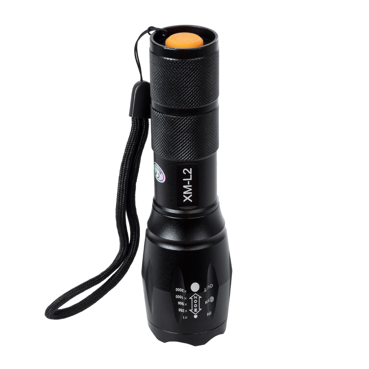 GLOBOSTAR® HANDLAMP 79041 Φακός Χειρός LED 10W 1000lm 5~60° DC 5V με Επαναφορτιζόμενη Μπαταρία Li-ion 3.7V 1x18650 3000mAh IP20 Ψυχρό Λευκό 6000K - CREE XML2-T6 Chip - Μ13.5 x Π4 x Υ4cm - 1 Χρόνο Εγγύηση - ledmania.gr