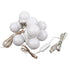 GLOBOSTAR® MIRRORPEARLS 79047 Μοντέρνο Φωτιστικό Γιρλάντα Καθρέπτη Μακιγιάζ με USB 5.0 LED 8W 800lm 260° DC 5V Αδιάβροχο IP54 Ρυθμιζόμενο Λευκό CCT με Ενσωματωμένο Χειριστήριο από 2700K έως 6000K Dimmable - Sanan SMD Chip - Λευκό - Μ200 x Π4.5 x Υ4.9cm...
