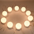 GLOBOSTAR® MIRRORPEARLS 79047 Μοντέρνο Φωτιστικό Γιρλάντα Καθρέπτη Μακιγιάζ με USB 5.0 LED 8W 800lm 260° DC 5V Αδιάβροχο IP54 Ρυθμιζόμενο Λευκό CCT με Ενσωματωμένο Χειριστήριο από 2700K έως 6000K Dimmable - Sanan SMD Chip - Λευκό - Μ200 x Π4.5 x Υ4.9cm...
