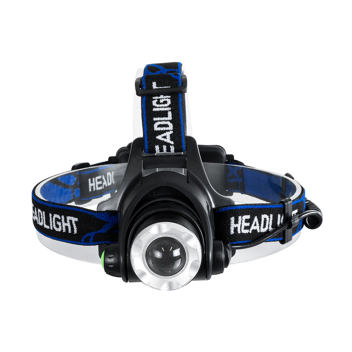 GloboStar® 79055 Φακός Κεφαλής Επαναφορτιζόμενος LED CREE XML2-T6 Chip 10 Watt 800lm με 2 x 18650 Μπαταρίες 5200mAh - Ψυχρό Λευκό 6000K - Μ8.5 x Π6.5 x Υ7cm - ledmania.gr