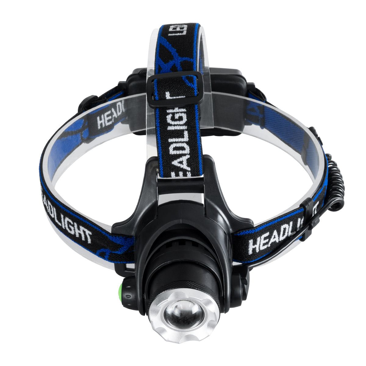 GloboStar® 79055 Φακός Κεφαλής Επαναφορτιζόμενος LED CREE XML2-T6 Chip 10 Watt 800lm με 2 x 18650 Μπαταρίες 5200mAh - Ψυχρό Λευκό 6000K - Μ8.5 x Π6.5 x Υ7cm - ledmania.gr