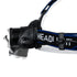 GloboStar® 79055 Φακός Κεφαλής Επαναφορτιζόμενος LED CREE XML2-T6 Chip 10 Watt 800lm με 2 x 18650 Μπαταρίες 5200mAh - Ψυχρό Λευκό 6000K - Μ8.5 x Π6.5 x Υ7cm - ledmania.gr
