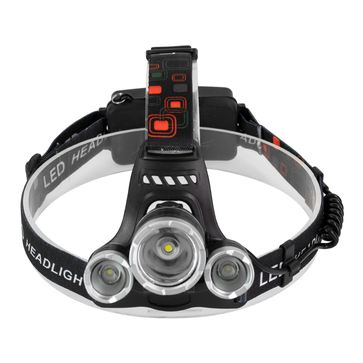 GloboStar® 79057 Φακός Κεφαλής Επαναφορτιζόμενος LED CREE XML2-T6 Chip 30 Watt 3000lm με 2 x 18650 Μπαταρίες 6000mAh Ψυχρό Λευκό 6000K - ledmania.gr