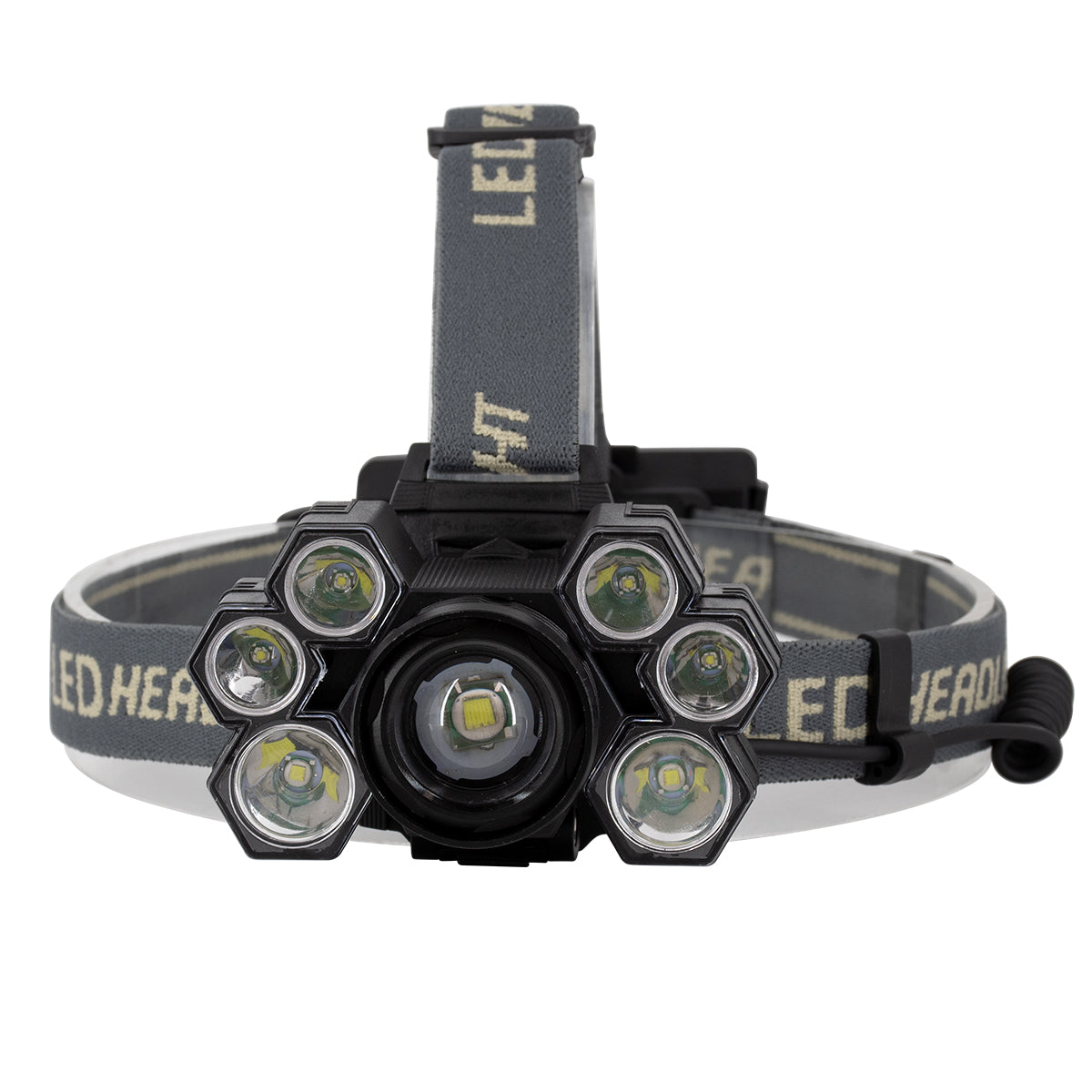GloboStar® 79061 Φακός Κεφαλής Επαναφορτιζόμενος Zoom LED CREE XML2-T6 Chip 90 Watt 9000lm με 2 x 18650 Μπαταρίες 13600mAh Ψυχρό Λευκό 6000K - ledmania.gr