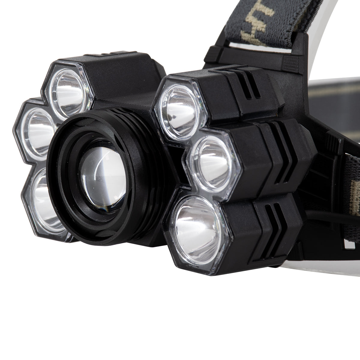 GloboStar® 79061 Φακός Κεφαλής Επαναφορτιζόμενος Zoom LED CREE XML2-T6 Chip 90 Watt 9000lm με 2 x 18650 Μπαταρίες 13600mAh Ψυχρό Λευκό 6000K - ledmania.gr