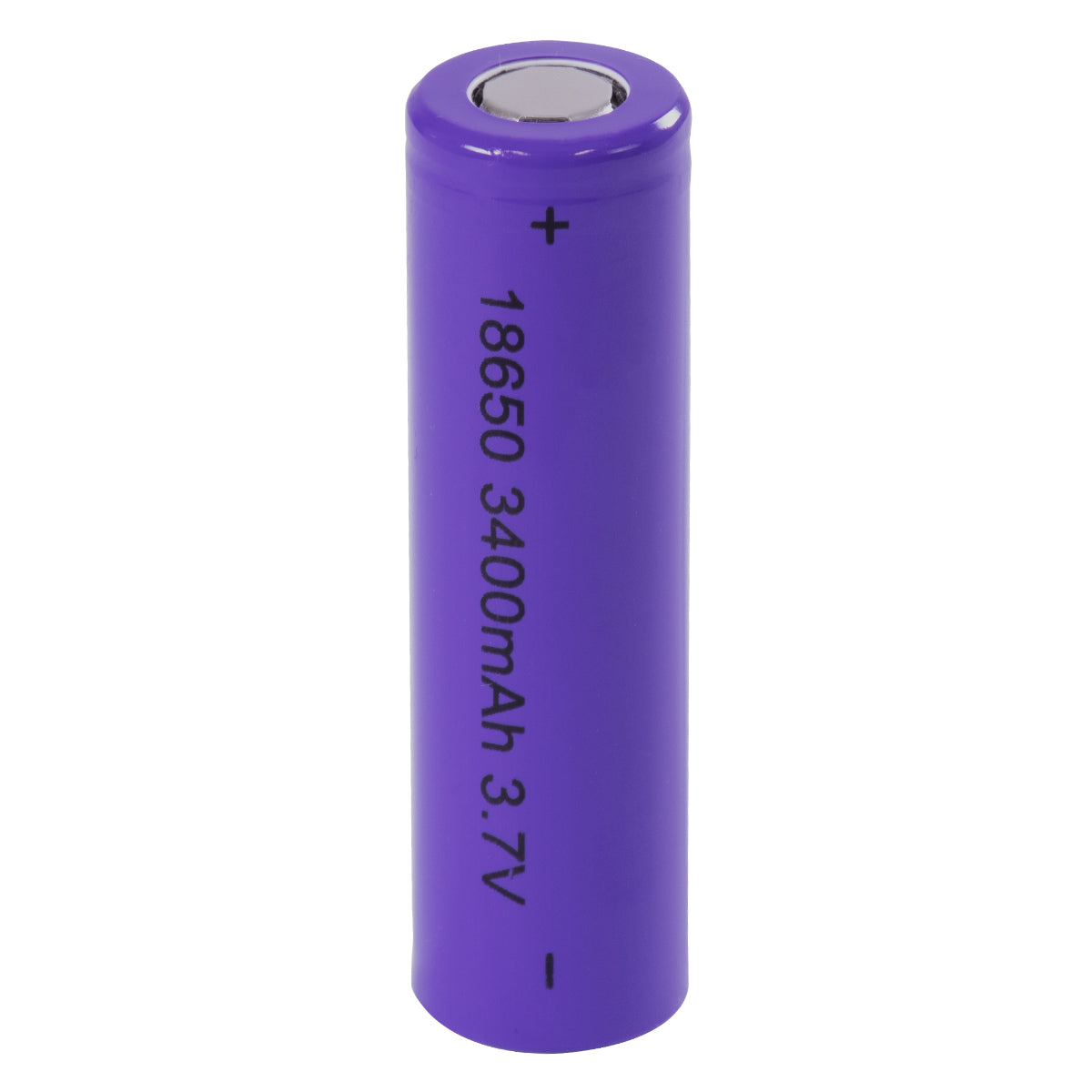 GloboStar® 79097 Επαναφορτιζόμενη Μπαταρία Λιθίου 18650 FLAT PIN 3400mAh Li-ion 3.7V 12.6Wh με Overcharge / Discharge Προστασία - ledmania.gr