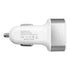 Globostar® 79501 Ασημί Φορτιστής Αυτοκινήτου DC 12-24V με 3 Εξόδους USB DC 5V Max 3.1A 20W και Καλώδιο USB σε Type-C - ledmania.gr