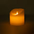 GLOBOSTAR® FIREFLAME 79541 Διακοσμητικό Κερί Παραφίνης με Εφέ Κινούμενης Φλόγας & IR Ασύρματο Χειριστήριο LED 0.5W 25lm 180° DC 3V με 2xAA Μπαταρίες IP20 Θερμό Λευκό 2700K Dimmable - Μπεζ - Μ10 x Π10 x Υ10cm - 2 Χρόνια Εγγύηση