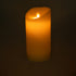 GLOBOSTAR® FIREFLAME 79543 Διακοσμητικό Κερί Παραφίνης με Εφέ Κινούμενης Φλόγας & IR Ασύρματο Χειριστήριο LED 0.5W 25lm 180° DC 3V με 2xAA Μπαταρίες IP20 Θερμό Λευκό 2700K Dimmable - Μ10 x Π10 x Υ20cm - 2 Χρόνια Εγγύηση