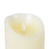 GLOBOSTAR® FIREFLAME 79544 Διακοσμητικό Κερί Παραφίνης με Εφέ Κινούμενης Φλόγας & IR Ασύρματο Χειριστήριο LED 0.5W 25lm 180° DC 3V με 2xAA Μπαταρίες IP20 Θερμό Λευκό 2700K Dimmable - Μπεζ -  Μ10 x Π10 x Υ25cm - 2 Χρόνια Εγγύηση