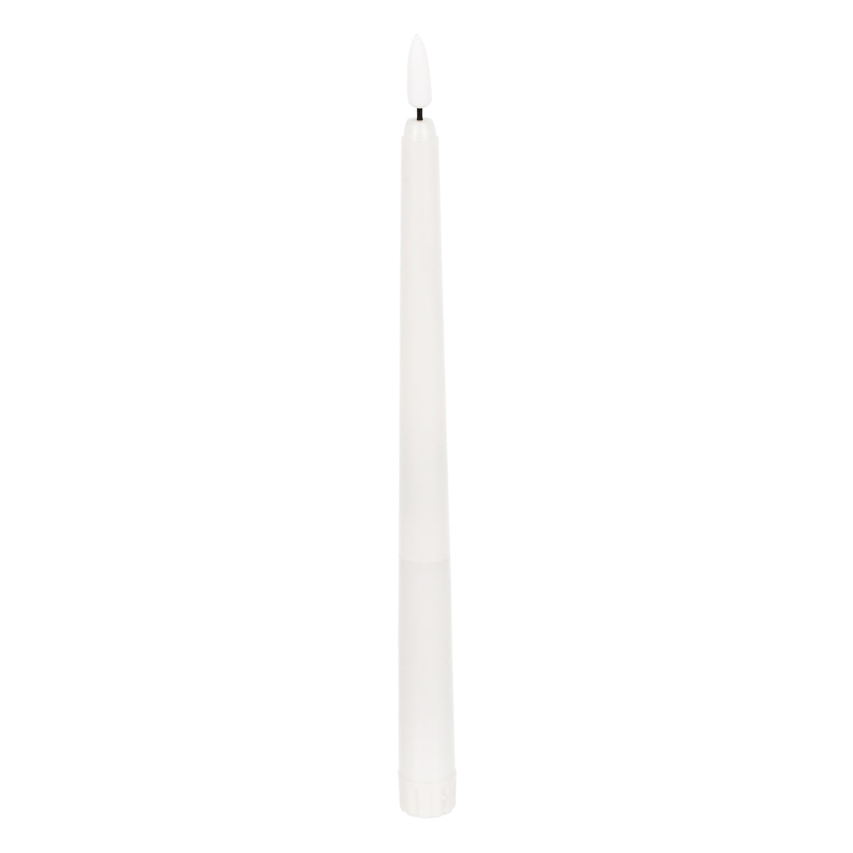 GloboStar® 79563 ΣΕΤ 6 Διακοσμητικών Realistic Κεριών Κηροπηγίου με LED Εφέ Κινούμενης Φλόγας - Μπαταρίας & Ασύρματο Χειριστήριο IR Θερμό Λευκό 2700K Dimmable - ledmania.gr