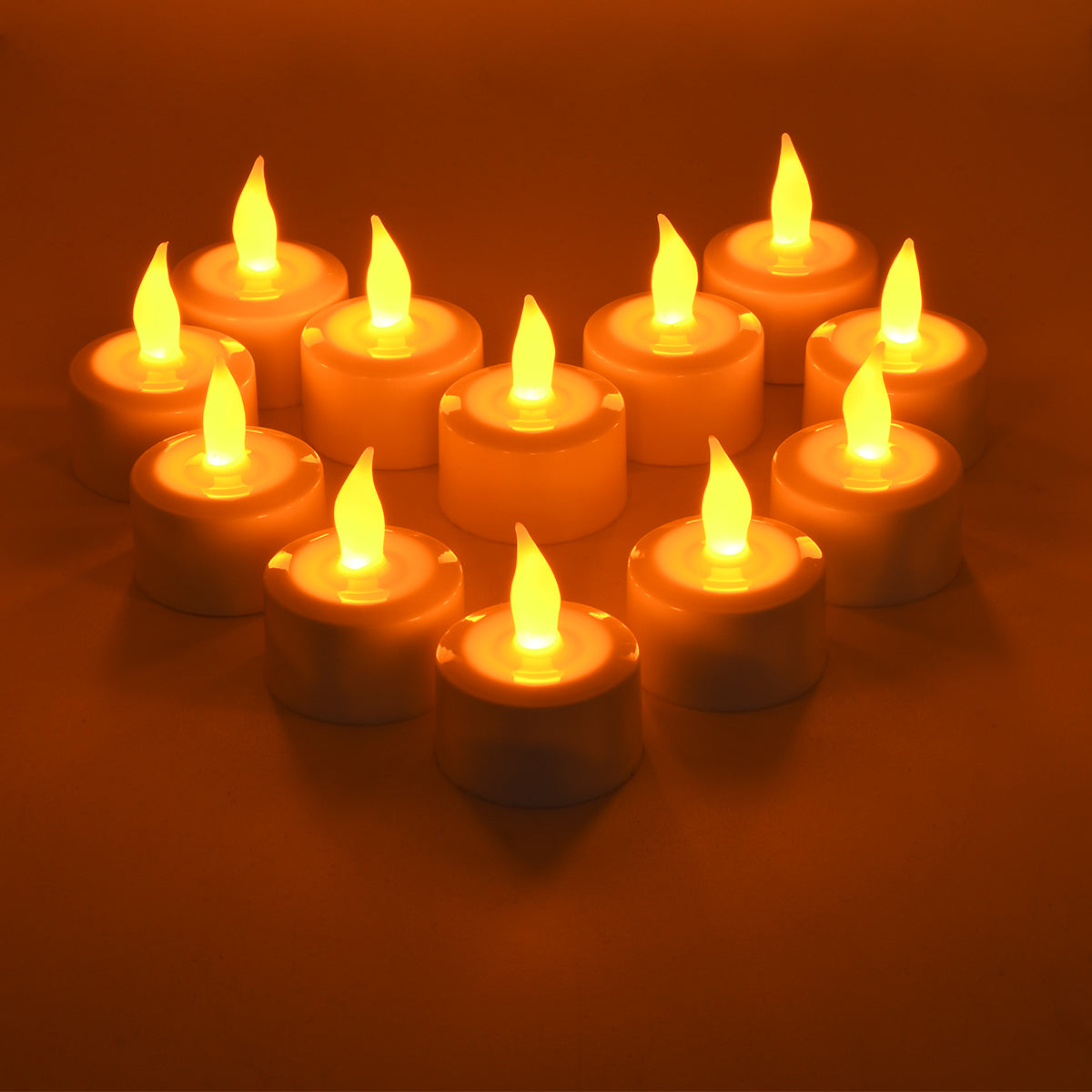 GLOBOSTAR® FIREFLAME 79565 Διακοσμητικά Κεράκια Ρεσώ με Εφέ Κινούμενης Φλόγας & Βάση Φόρτισης LED 0.2W 5lm 180° DC 1.2V με 12x Επαναφορτιζόμενες Μπαταρίες Ni-MH IP20 Θερμό Λευκό 2700K - Λευκό - Μ3.9 x Π3.9 x Υ4.9cm - Πακέτο 6 Τεμαχίων - 2 Χρόνια Εγγύηση