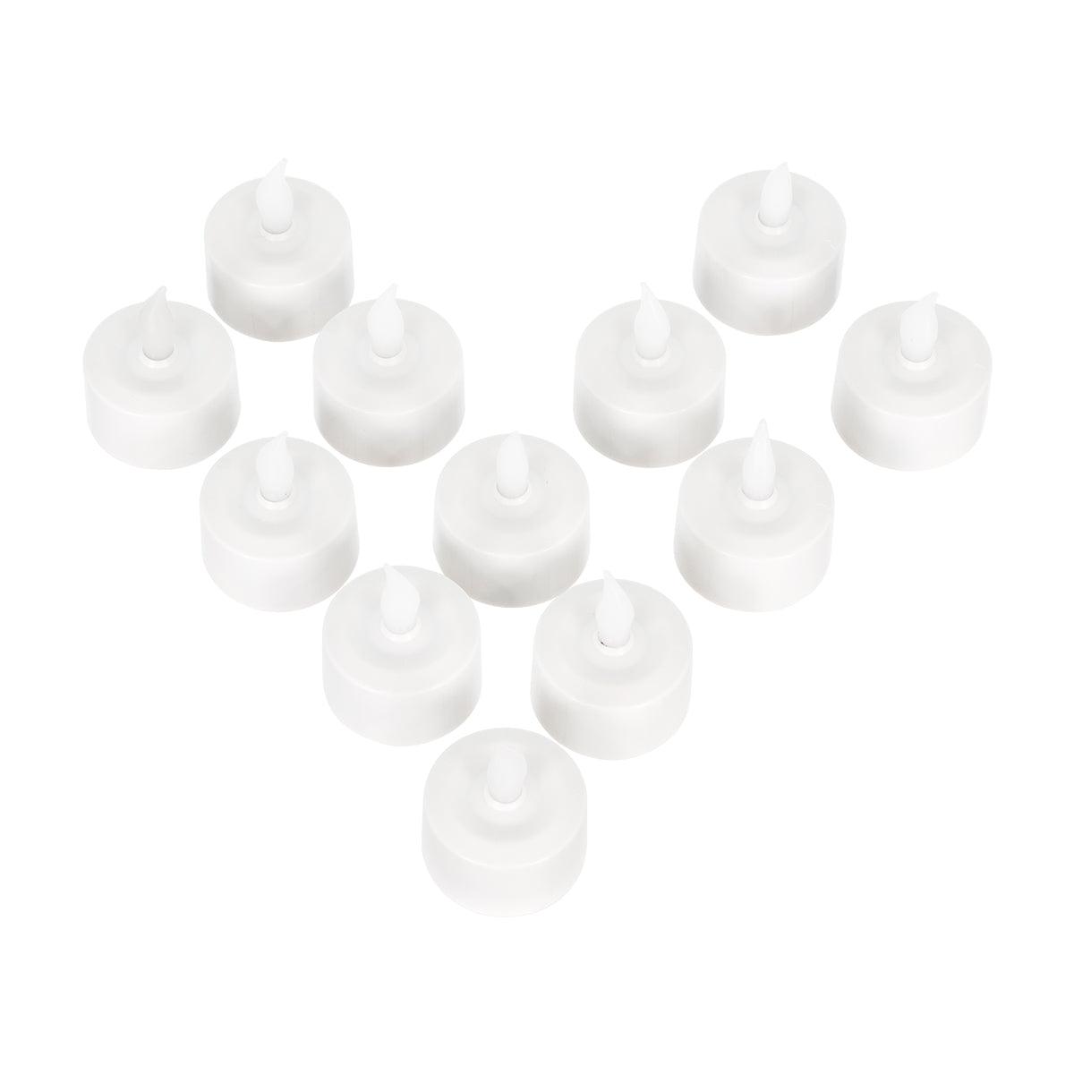 GLOBOSTAR® FIREFLAME 79565 Διακοσμητικά Κεράκια Ρεσώ με Εφέ Κινούμενης Φλόγας & Βάση Φόρτισης LED 0.2W 5lm 180° DC 1.2V με 12x Επαναφορτιζόμενες Μπαταρίες Ni-MH IP20 Θερμό Λευκό 2700K - Λευκό - Μ3.9 x Π3.9 x Υ4.9cm - Πακέτο 6 Τεμαχίων - 2 Χρόνια Εγγύηση