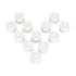 GLOBOSTAR® FIREFLAME 79565 Διακοσμητικά Κεράκια Ρεσώ με Εφέ Κινούμενης Φλόγας & Βάση Φόρτισης LED 0.2W 5lm 180° DC 1.2V με 12x Επαναφορτιζόμενες Μπαταρίες Ni-MH IP20 Θερμό Λευκό 2700K - Λευκό - Μ3.9 x Π3.9 x Υ4.9cm - Πακέτο 6 Τεμαχίων - 2 Χρόνια Εγγύηση