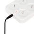 GLOBOSTAR® FIREFLAME 79565 Διακοσμητικά Κεράκια Ρεσώ με Εφέ Κινούμενης Φλόγας & Βάση Φόρτισης LED 0.2W 5lm 180° DC 1.2V με 12x Επαναφορτιζόμενες Μπαταρίες Ni-MH IP20 Θερμό Λευκό 2700K - Λευκό - Μ3.9 x Π3.9 x Υ4.9cm - Πακέτο 6 Τεμαχίων - 2 Χρόνια Εγγύηση