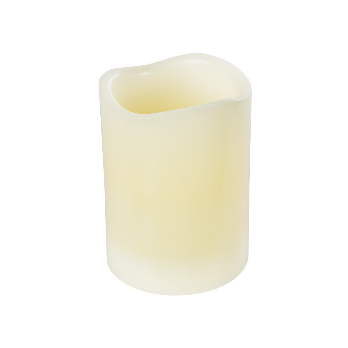 GLOBOSTAR® FIREFLAME 79566 Διακοσμητικό Κερί Παραφίνης με Εφέ Κινούμενης Φλόγας & IR Ασύρματο Χειριστήριο LED 0.5W 25lm 180° DC 3V με 2xAA Μπαταρίες IP20 Θερμό Λευκό 2700K Dimmable - Μπεζ - Μ7.6 x Π7.6 x Υ10cm - Πακέτο 6 Τεμαχίων - 2 Χρόνια Εγγύηση