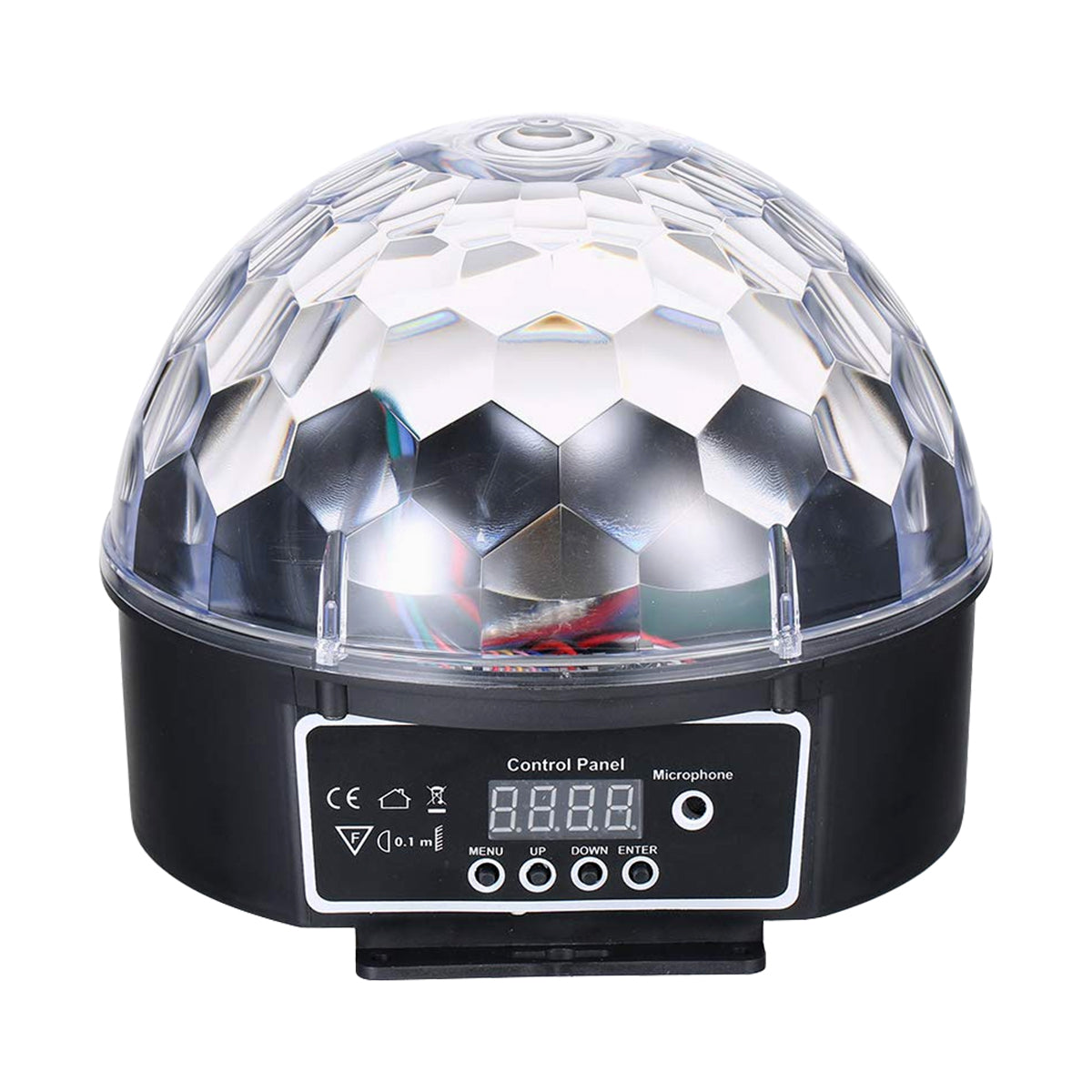 GLOBOSTAR® DISCOBALL 79602 Disco Μπάλα Φωτορυθμικό με RF Ασύρματο Χειριστήριο LED 20W 1000lm 180° AC 220-240V IP20 Πολύχρωμο RGB DMX512- Μ17 x Π17 x Υ15cm - 2 Χρόνια Εγγύηση