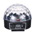 GLOBOSTAR® DISCOBALL 79602 Disco Μπάλα Φωτορυθμικό με RF Ασύρματο Χειριστήριο LED 20W 1000lm 180° AC 220-240V IP20 Πολύχρωμο RGB DMX512- Μ17 x Π17 x Υ15cm - 2 Χρόνια Εγγύηση