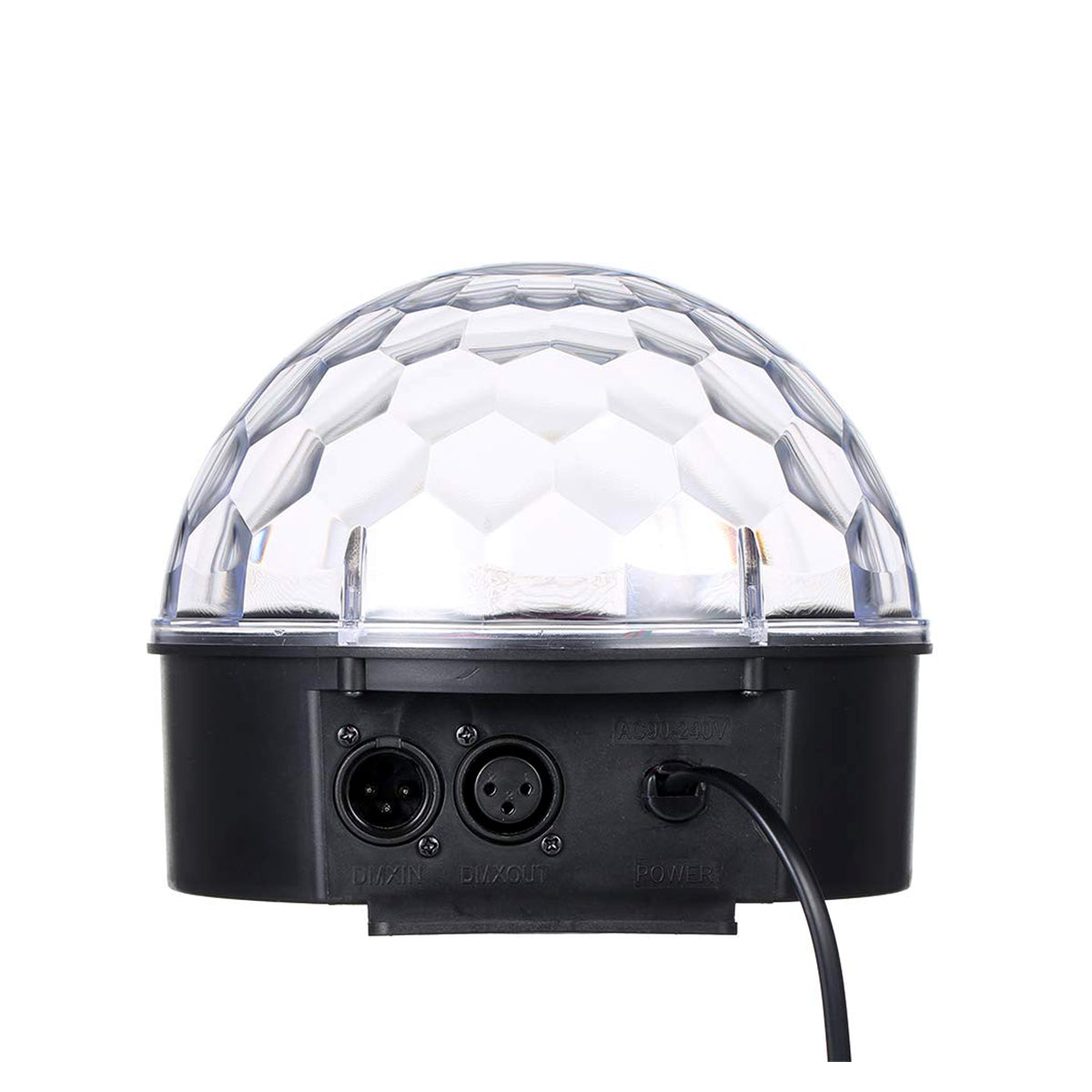GLOBOSTAR® DISCOBALL 79602 Disco Μπάλα Φωτορυθμικό με RF Ασύρματο Χειριστήριο LED 20W 1000lm 180° AC 220-240V IP20 Πολύχρωμο RGB DMX512- Μ17 x Π17 x Υ15cm - 2 Χρόνια Εγγύηση