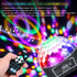 GLOBOSTAR® DISCOBALL 79602 Disco Μπάλα Φωτορυθμικό με RF Ασύρματο Χειριστήριο LED 20W 1000lm 180° AC 220-240V IP20 Πολύχρωμο RGB DMX512- Μ17 x Π17 x Υ15cm - 2 Χρόνια Εγγύηση