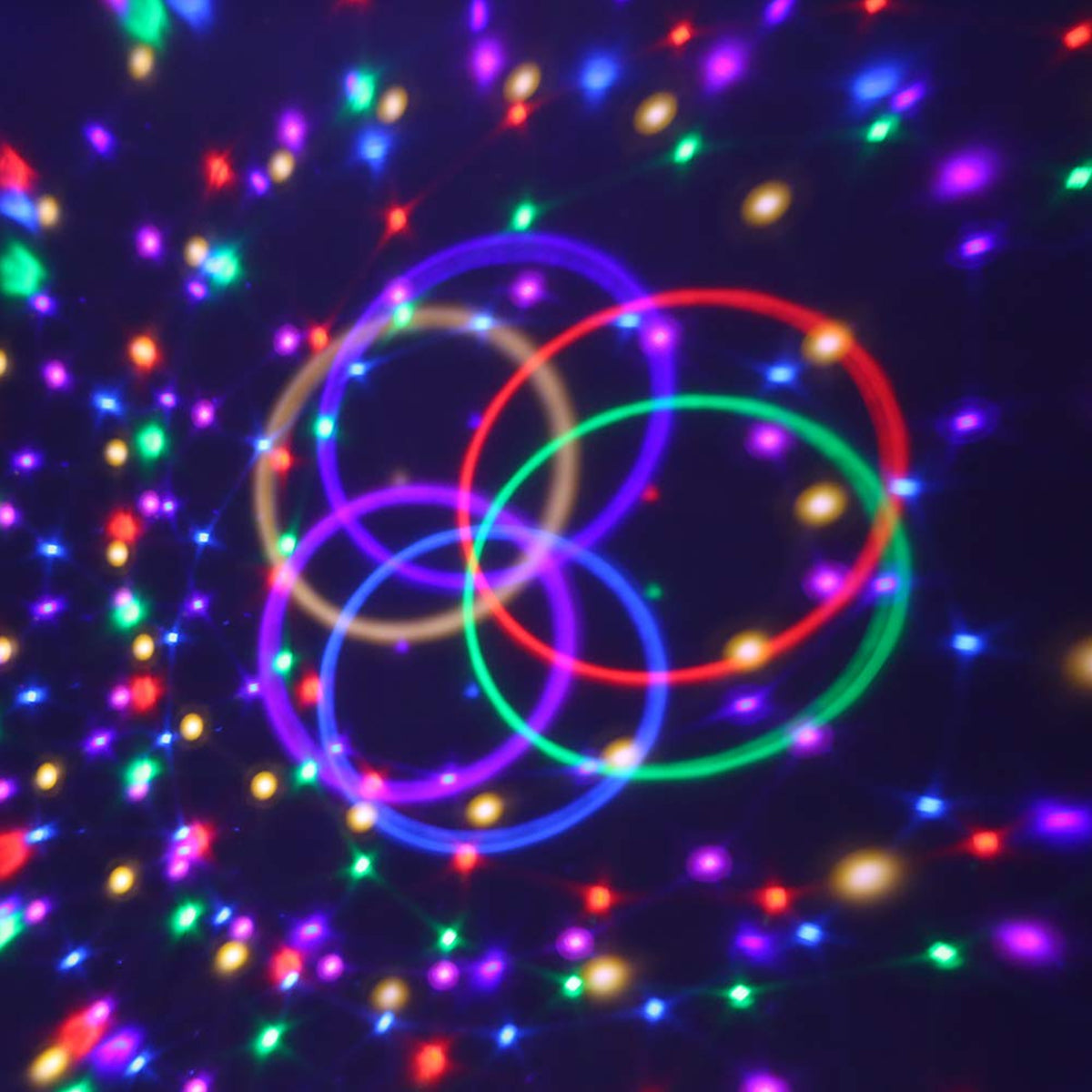 GLOBOSTAR® DISCOBALL 79602 Disco Μπάλα Φωτορυθμικό με RF Ασύρματο Χειριστήριο LED 20W 1000lm 180° AC 220-240V IP20 Πολύχρωμο RGB DMX512- Μ17 x Π17 x Υ15cm - 2 Χρόνια Εγγύηση