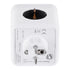 GloboStar® TRAVEL PowerCube PRO Certified 79633 Πολύπριζο 6 Θέσεων με 4 Πρίζες Ασφαλείας Childproof EU Schuko AC 220-240V & 2 Πρίζες USB Max 2.1A/DC 5V Μ7.5 x Π11.5 x Υ7.5 - Λευκό με Γκρι - Max Load 3680W/16A - ledmania.gr