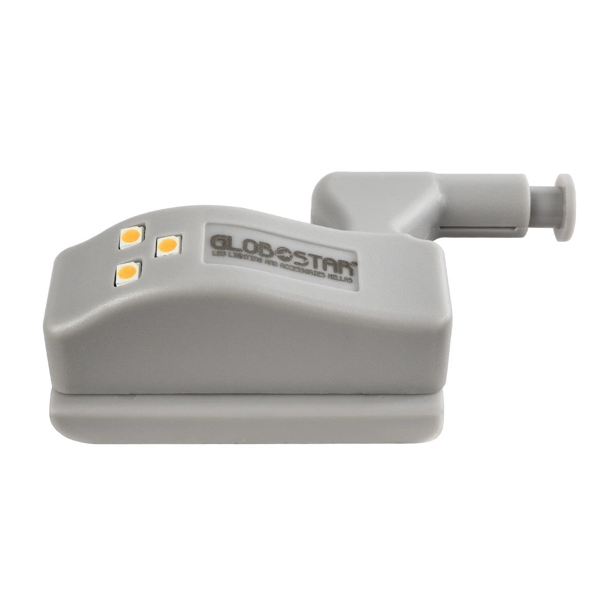 GloboStar® CLOSET 79641 Φωτιστικό Ντουλάπας LED για Μεντεσέ με Διακόπτη On/Off Κουμπωτό με Μπαταρία(Δεν συμπεριλαμβάνεται) - Θερμό Λευκό 2700K - Μ7 x Π4 x Υ2.5cm - ledmania.gr