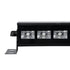 GLOBOSTAR® UVBAR 79660 Μπάρα Φωτισμού με IR Ασύρματο Χειριστήριο LED 36W 120° AC 220-240V IP20 Ultraviolet UV Black Light DMX512 - Star LED Chip - Μαύρο - Μ50 x Π6 x Υ6cm - 2 Χρόνια Εγγύηση